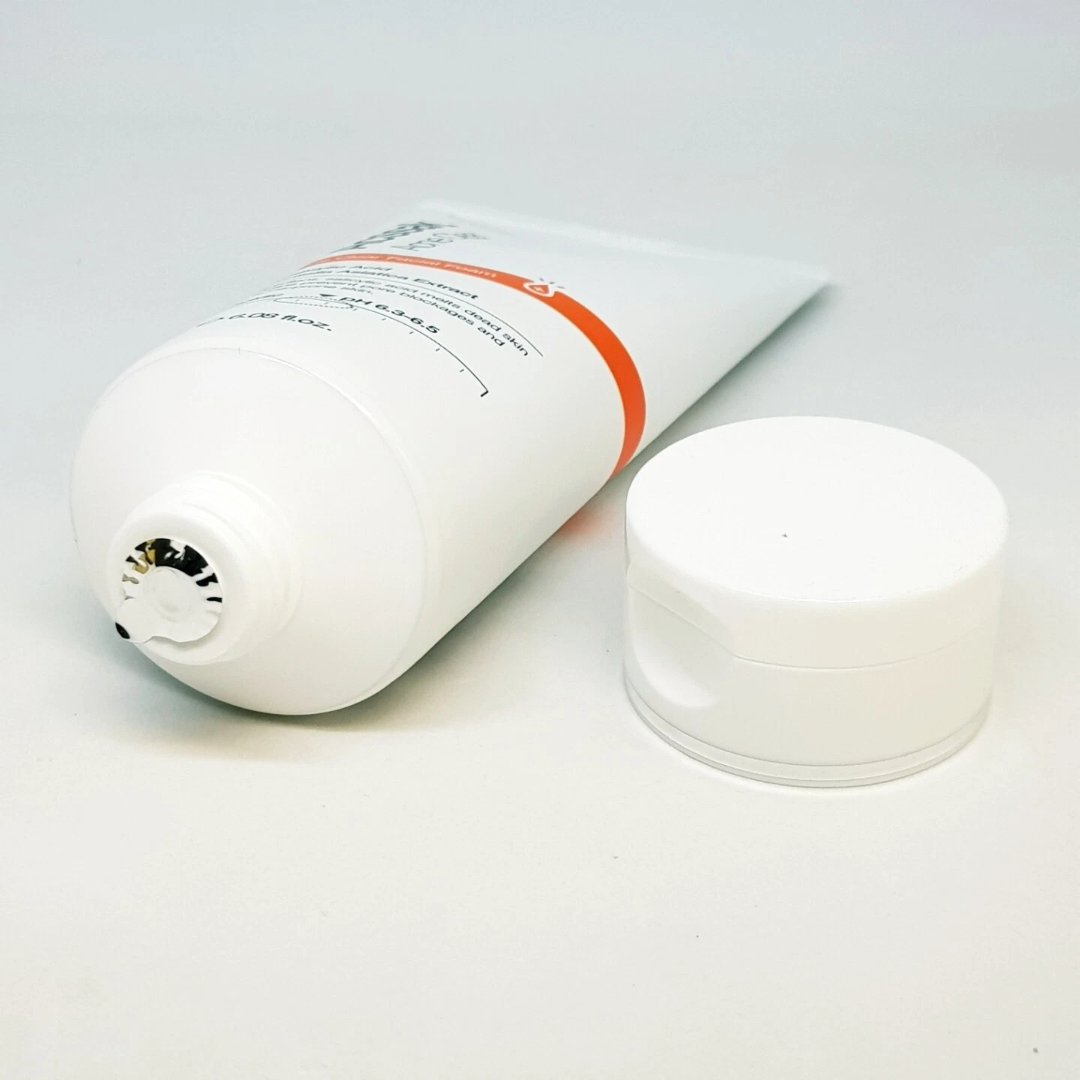 Dermagen Acssak Acne Clear Facial Foam 180 ml tube with the cap open