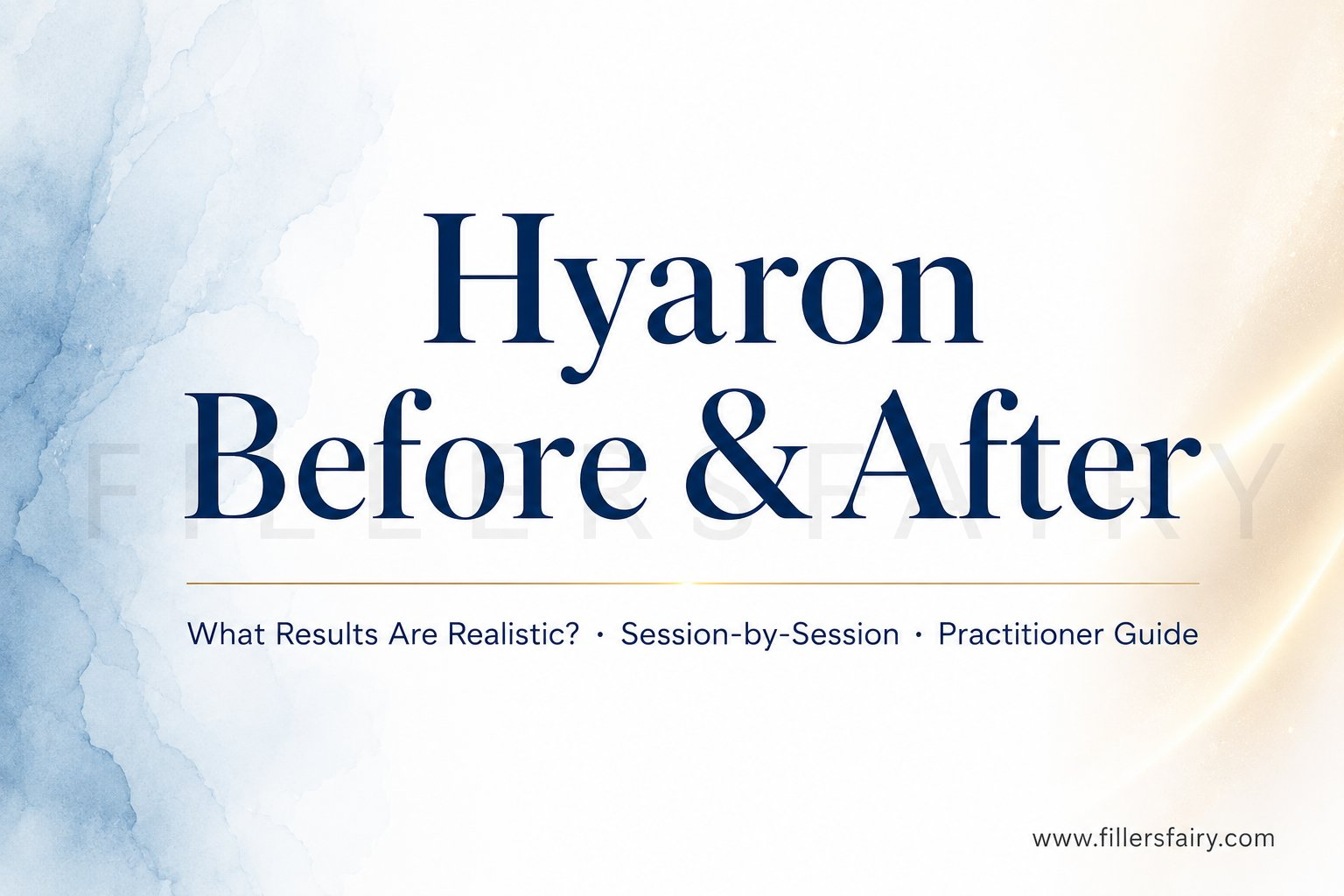 Hyaron before and after — what results are realistic for skin booster treatments