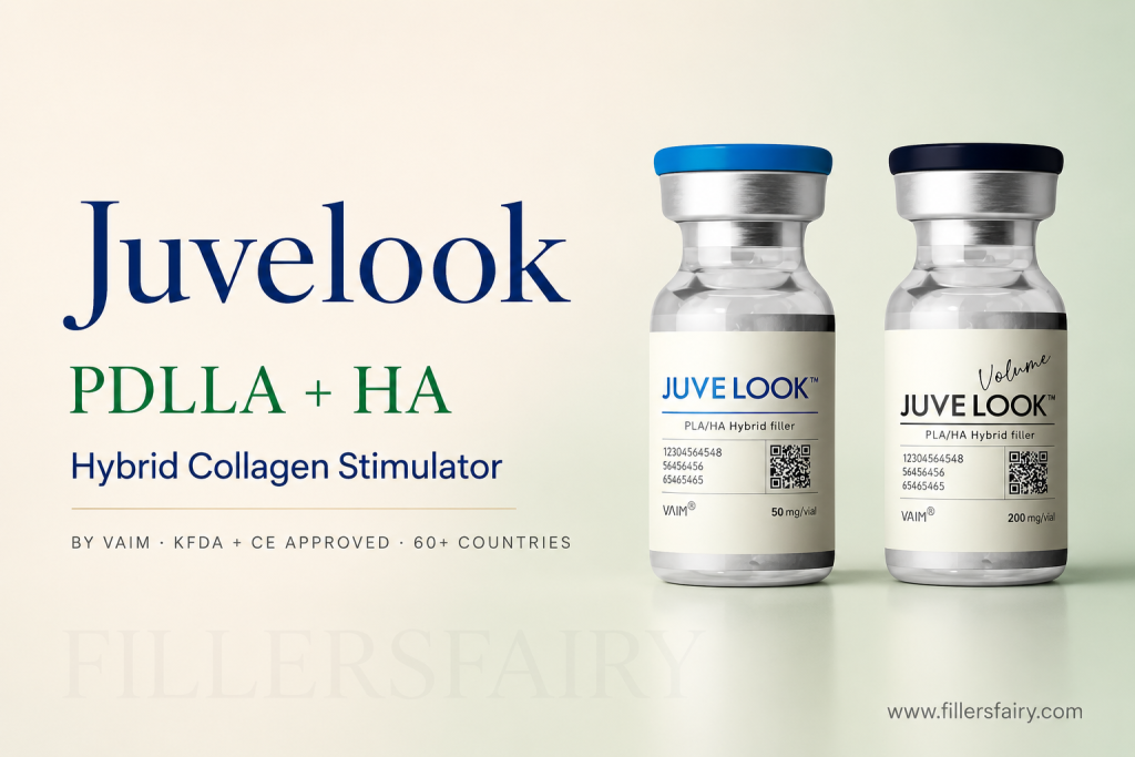 Juvelook PDLLA HA hybrid collagen stimulator by VAIM — 50mg and Volume versions