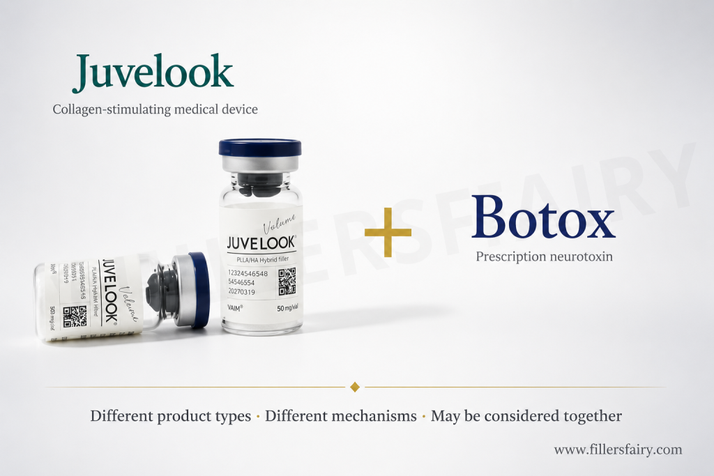 Juvelook vs Botox — collagen stimulator vs neurotoxin