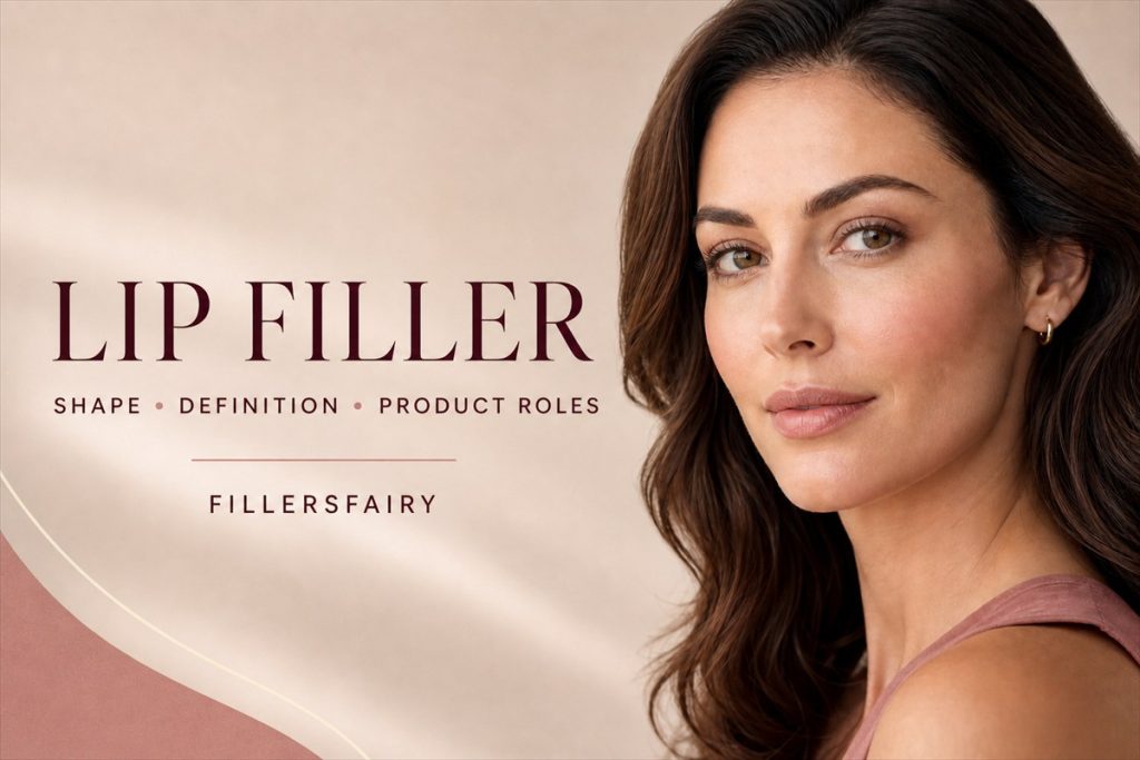 Lip filler guide covering shape, definition, natural movement and seven product roles