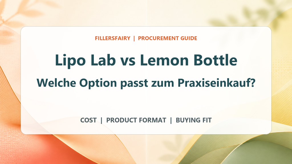 Lipo Lab vs. Lemon Bottle: Welche Option passt zum Einkauf der Praxis?