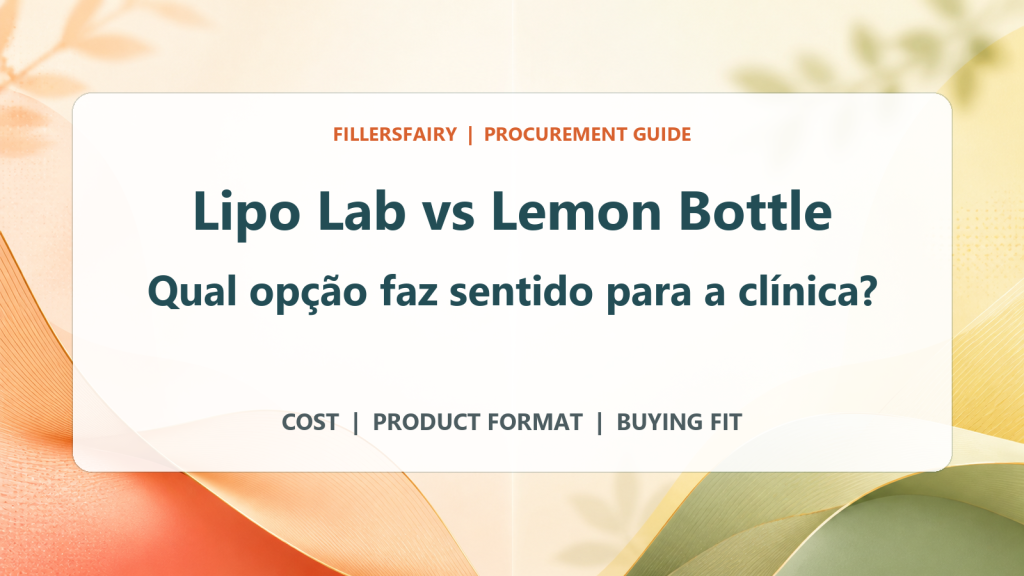Lipo Lab vs Lemon Bottle: qual opção faz mais sentido para a clínica?