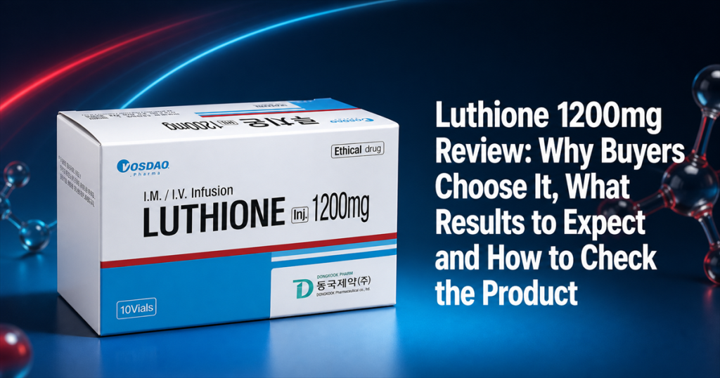 Dongkook Luthione 1200mg review covering buyer fit, realistic results and current product checks