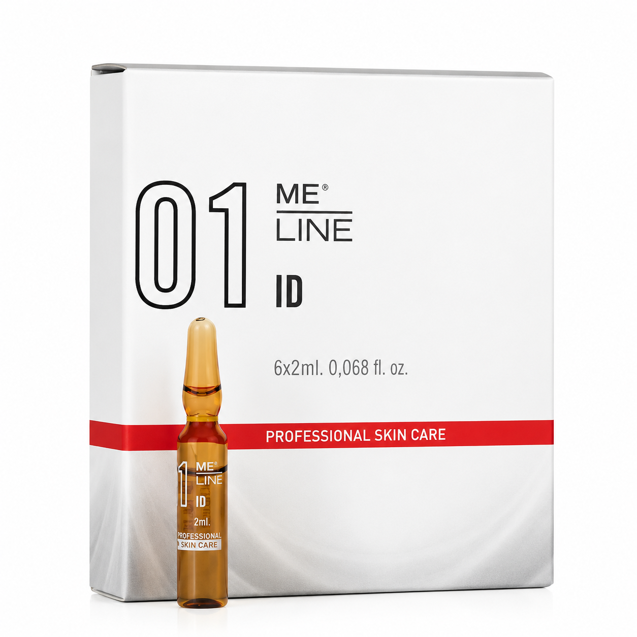 INNOAESTHETICS MELINE 01 ID Professional Ampoules main product image INNOAESTHETICS MELINE 01 ID box with six 2 mL professional ampoules