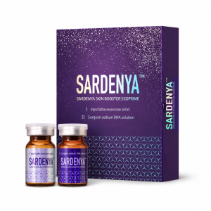 SARDENYA Skinbooster Exoprime box with freeze-dried powder and Sodium DNA solution vials