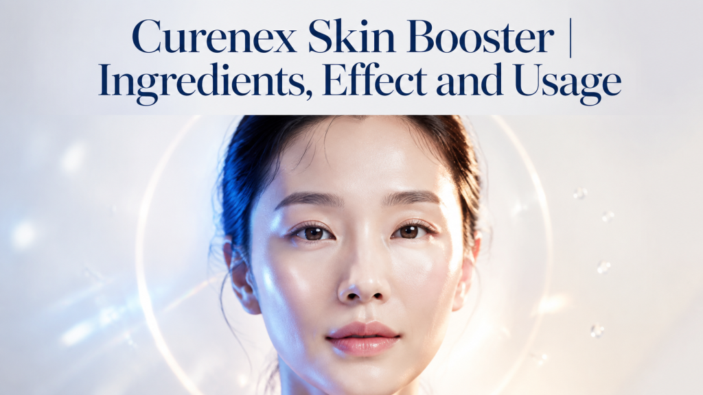 Premium beauty portrait illustrating skin hydration and Curenex Skin Booster research