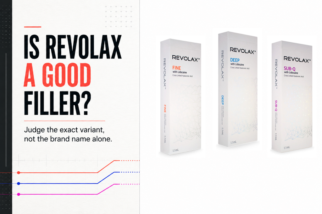 Revolax Fine, Deep and Sub-Q boxes beside the question Is Revolax a good filler