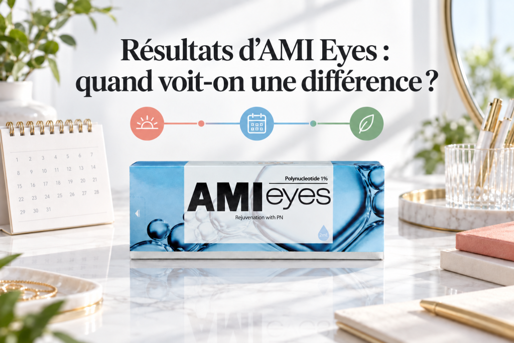 Résultats d’AMI Eyes : quand voit-on une différence, avec la boîte AMI Eyes vérifiée et une chronologie