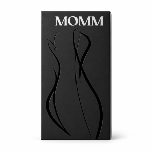 MOMM 100ml IV-bag hyaluronic acid body filler black product box