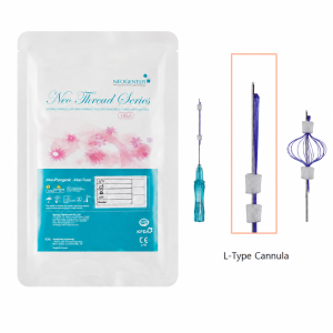 Neogenesis PDO Thread Filler 10ea pouch with L-type cannula and multi-strand PDO bundle