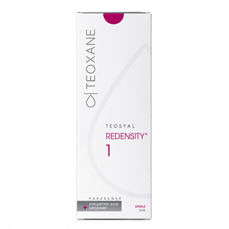 Teosyal PureSense Redensity 1 skin booster with lidocaine single 3 mL box