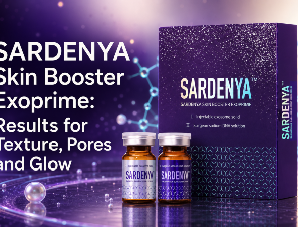 SARDENYA Skin Booster Exoprime results for texture, pores and glow